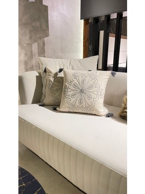 Buldan Nakışlı Kırlent Kılıfı 1 Adet 43X43CM