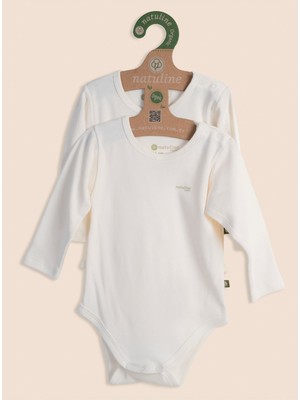 Bebek Body Organik Pamuk Uzun Kol Basic Nature Zıbın 4'lü Paket