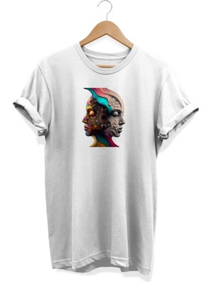 Robot Baskılı T-Shirt