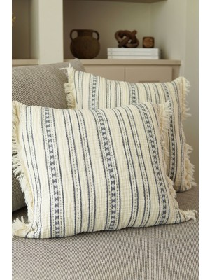 2'li Müslin Kırlent Kılıfı - 100% Pamuk - 3 Kat Müslin - Kilim