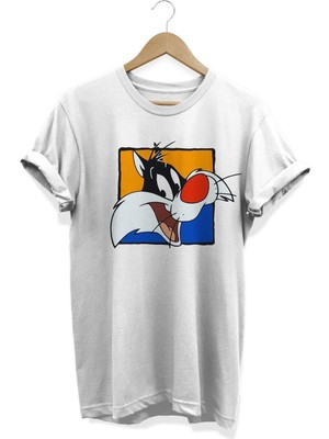 Slyvester Baskılı T-Shirt