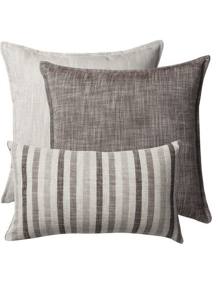 "porto & Capri " - Dekoratif Yastık- 3'lü Kombin Set ( Iç Yastık Dahil )