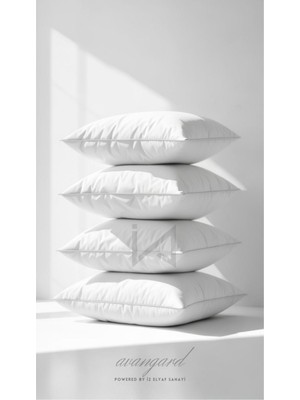 Avangard Kırlent Iç Yastık 4 Adet Ekstra Dolgun Saf Silikon Dolgulu Kırlent Yastığı Ebat Seçenekli