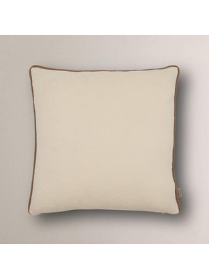 Efe Biye Detaylı Düz Kırlent Kılıfı