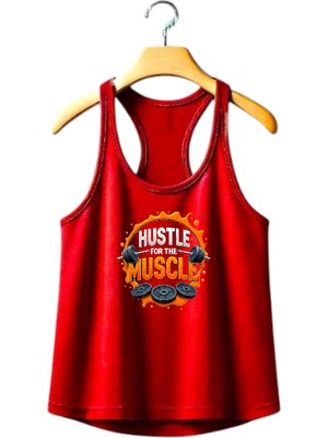 Fitness Gym Tank Top Sporcu Antrenman Atleti Siyah Ince Askılı