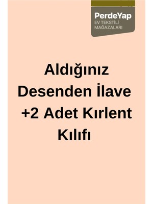 2'li Dekoratif Kırlent Kılıfı Aldığınız Desenden Ilave