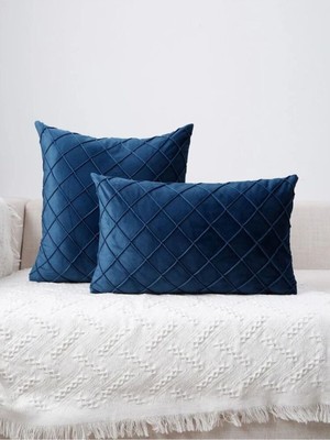 1 Adet Çima Kapitoneli Dekoratif Kırlent Kılıfı