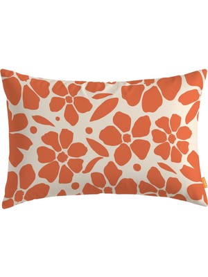 Çiçek Dikdörtgen Kırlent Kılıf Ds5