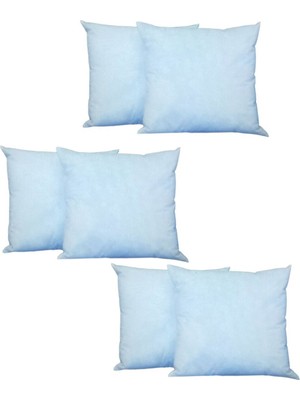 Boncuk Silikon 6'lı Kırlent Içi Yastık 45X45 cm