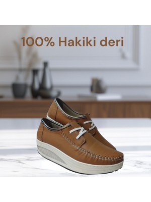 Pooma Hakiki Deri Bayan Yürüyüş Ayakkabı
