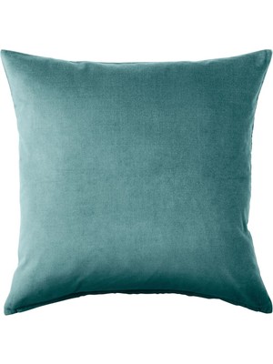 Turkuaz Renkli 65X65 cm Kırlent Kılıfı, Şık ve Kaliteli Ev Dekoru Seçeneği