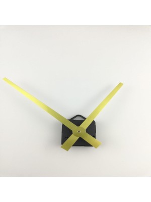 Sessiz Duvar Saati Mekanizması, 16 mm Şaft Uzunluğu, Askılı, Dayanıklı ve Şık Tasarım