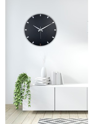 Modern Metal Duvar Saati, Aynalı, Sessiz Mekanizmalı, 40X40CM, Şık ve Zarif Tasarım