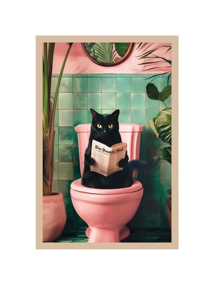 Sevimli Kedi Temalı Tasarım Kart – Dekoratif Hediye Not Kartı ve Kartpostal | 10x15 cm