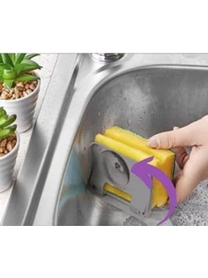 MAİN SHOP Bulaşık Süngeri Askı Aparatı Pratik Mutfak ve Lavabo Bulaşık Süngerliği Askısı M- 128