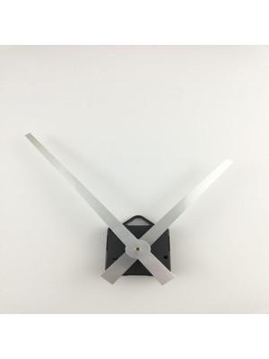 Gri Siyah Sessiz Askılı Duvar Saati Mekanizması, Şık ve Kullanışlı Tasarım