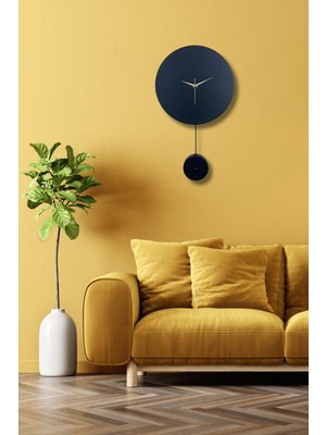 Modern Metal Duvar Saati, Sessiz Akrep, Sarkıt Süs, 30X30 Cm, Şık Tasarım