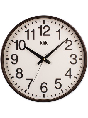 Gri Çerçeveli Modern Duvar Saati, Şık ve Kullanışlı Tasarım