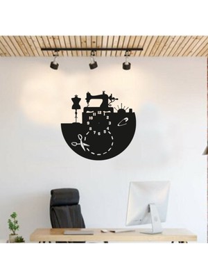 Şık Lazer Kesim Duvar Saati, Siyah-Beyaz, Özel Hediye, Dekoratif Tasarım