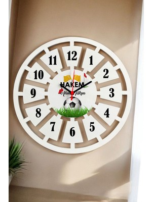 Beyaz 40CM Duvar Saati, Şık ve Zarif Tasarım