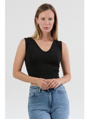 Basic V Yaka Crop Body