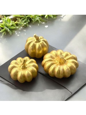 3'lü Kabak Biblo Seti, Şık ve Doğal Dekoratif Obje, Evinizde Güzellik Katın