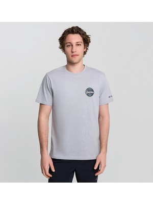 Columbia Csc Button Stamp Scripted Erkek Kısa Kollu T-Shirt