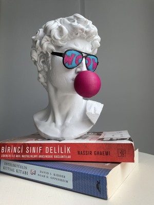 Beyaz Michelangelo Davut Heykeli, Ev ve Ofis Dekoratif Sanat Objesi