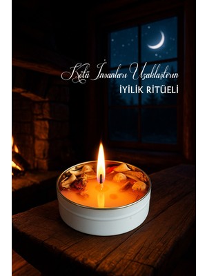 Hanımeli Aromalı Dekoratif Mum | Ritüel ve Hediye Seçeneği