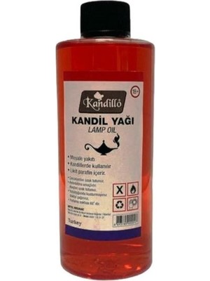 Kırmızı Kandil Yağı, Kokusuz, Dumansız, Iç Mekan Gaz Lambası Yakıtı, 250 ml