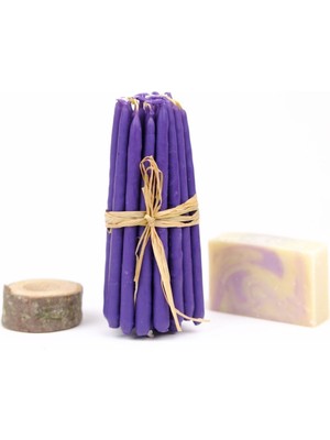 Renkli 20 Adet Balmumu Soyawax Mumu, 10 Cm, Ritüel ve Tören Için Ideal