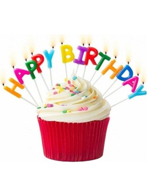 Kutlama Harf Mumları, Renkli ve Şık, Parti Dekorasyonu Için Mükemmel Seçenek