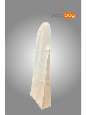 (2 Adet ) Pevabag Gelinlik ve Abiye Kılıfı (Gamboç) / 70*180+20CM 80 gr Beyaz