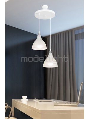 Şeffaf Beyaz Sarkıt Avize Yatak Odası Salon Mutfak Koridor Lamba Şeffaf