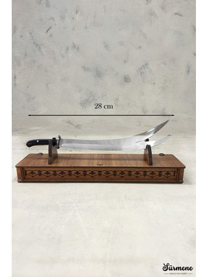 Kişiye Özel Minyatür Zülfikar Kılıç Dekoratif Hediyelik Özel Kutulu Koleksiyon Ürün – 28 cm