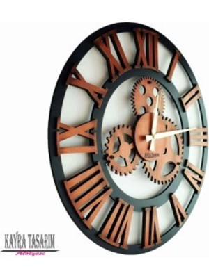 Kayra Tasarım Atölyesi Ahşap Antik Bakır 50 x 50 cm