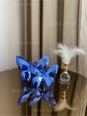 Dekoratif Kelebek ve Tüylük Biblo Süs