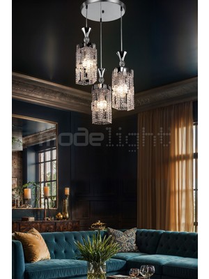 Markis 3lü Çember Avize Salon-Oturma-Çocuk-Yemek-Yatak Odası-Antre-Mutfak