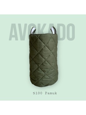 Kapitone Avokado Oyuncak Sepeti ( Makine De Yıkanabilir)