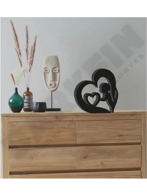 Anneler Günü Kalp Şeklinde Biblo