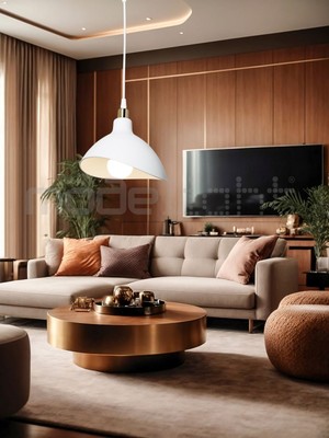 Esta Tekli Avize Beyaz Salon-Oturma Odası-Çocuk Odası-Yemek-Yatak Odası--Antre-Mutfak