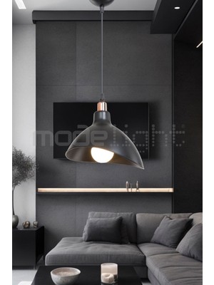 Esta Tekli Sarkıt Siyah Salon-Oturma Odası-Çocuk Odası-Yemek-Yatak Odası--Antre-Mutfak