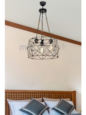 Pera 3lü Yuvarlak Avize Salon-Oturma Odası-Çocuk Odası-Yatak Odası-Yemek Odası-Antre-Mutfak