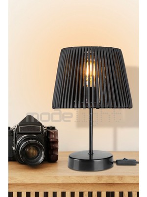 Roya Abajur Siyah Salon-Oturma Odası-Çocuk Odası-Yatak Odası-Yemek Odası-Antre-Mutfak