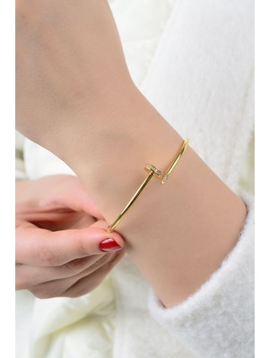 Kuyumcu Nurettin 7,50 gr (Gram) Taşlı Çivi Desenli 22 Ayar Altın