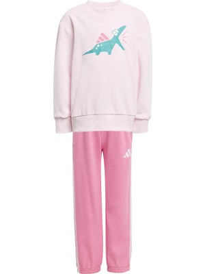 adidas Lk Adrpt Set JV7950STD Kadın Eşofman Takımı Rahat Kalıp ile Günlük Kullanım için