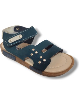 Şiringenç 1577-20 Tek Bant Çırtli Erkek Çocuk Sandalet Lacivert 26-30