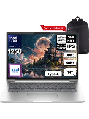 Hp Probook 440 G11 Ultra 5-125U 16-Gbddr5 1 Tbssd Intel Graphics 14" Wuxga Freedos  + Sırt Çantası  A22YQEAHMF2