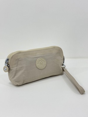 Sanmorris El ve Çapraz Askılı 2 Bölmeli Metal Fermuarlı Kartlık ve Bozuk Para Gözlü Cüzdan 3065