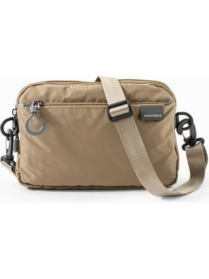 Sanmorris Kadın 4 Bölmeli Paraşüt Kumaş Ayarlanabilir Çapraz Askılı Çanta 6012